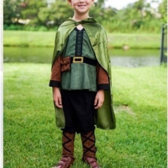 Kids Archer Costume Boys Girls Hunter Costume with Cape, - Picture 1 of 12
